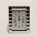 silver_frame_table_clock_squares_pat_6.7 inch_1
