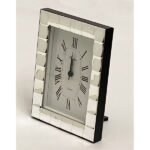 silver_frame_table_clock_squares_pat_6.7 inch_1
