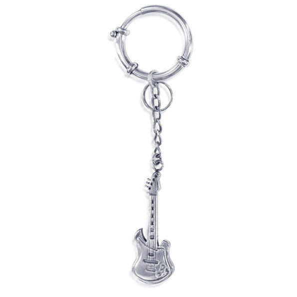 taraash_925_sterling_silver_guitar_keychain_1