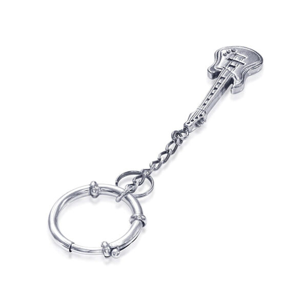 taraash_925_sterling_silver_guitar_keychain_2